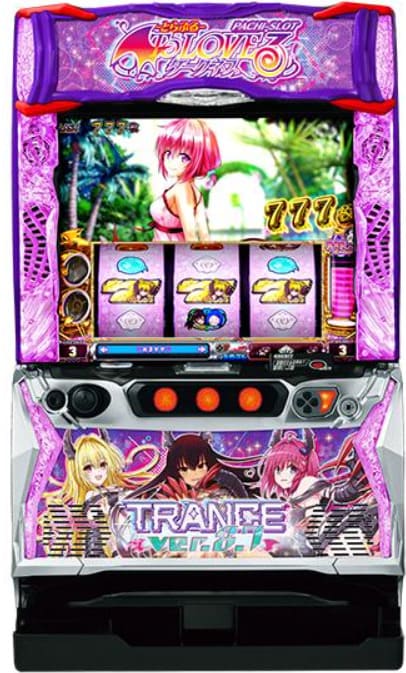 パチスロ ToLOVEるダークネス スマスロ実機イメージとタイトルロゴ